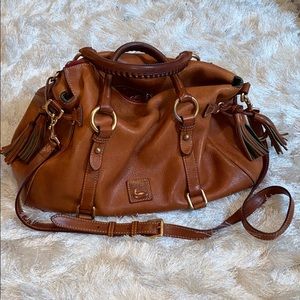 Florentine Vaccheta Leather Satchel